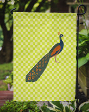 Load image into Gallery viewer, Indian Peacock Peafowl Green Garden Flag - Outdoor Decorative Yard Flag