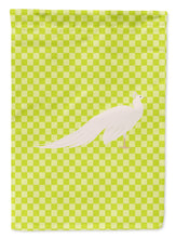 Load image into Gallery viewer, White Peacock Peafowl Green Garden Flag - Outdoor Decorative Yard Flag