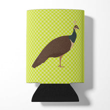 Load image into Gallery viewer, Indian Peahen Peafowl Green Can or Bottle Hugger BB7753CC