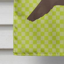 Load image into Gallery viewer, Indian Peahen Peafowl Green Flag Canvas House Size BB7753CHF