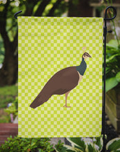 Load image into Gallery viewer, Indian Peahen Peafowl Green Garden Flag - Outdoor Decorative Yard Flag