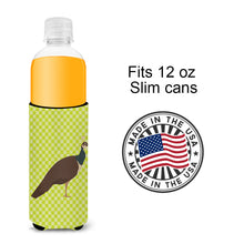 Load image into Gallery viewer, Indian Peahen Peafowl Green   Hugger for slim cans