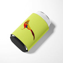Load image into Gallery viewer, Golden or Chinese Pheasant Green Can or Bottle Hugger BB7754CC