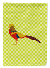 Load image into Gallery viewer, Golden or Chinese Pheasant Green Garden Flag - Outdoor Decorative Yard Flag