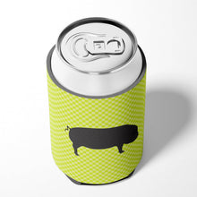 Load image into Gallery viewer, Devon Large Black Pig Green Can or Bottle Hugger BB7757CC