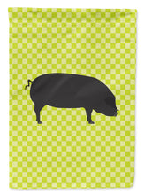 Load image into Gallery viewer, Devon Large Black Pig Green Garden Flag - Outdoor Decorative Yard Flag BB7757GF