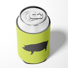 Load image into Gallery viewer, Berkshire Pig Green Can or Bottle Hugger BB7759CC