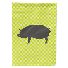 Load image into Gallery viewer, Berkshire Pig Green Flag Canvas House Size BB7759CHF