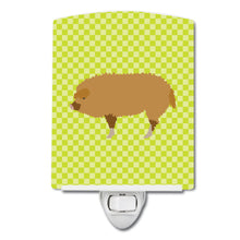 Load image into Gallery viewer, Hungarian Mangalica Pig Green Ceramic Night Light BB7760CNL