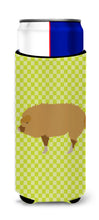 Load image into Gallery viewer, Hungarian Mangalica Pig Green   Hugger for slim cans
