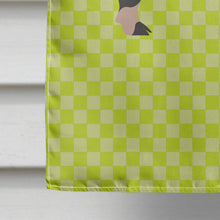 Load image into Gallery viewer, Mini Miniature Pig Green Flag Canvas House Size BB7761CHF
