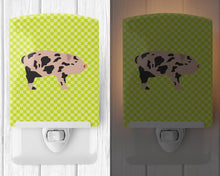 Load image into Gallery viewer, Mini Miniature Pig Green Ceramic Night Light BB7761CNL