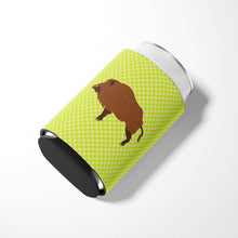 Load image into Gallery viewer, Wild Boar Pig Green Can or Bottle Hugger BB7762CC