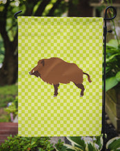 Load image into Gallery viewer, Wild Boar Pig Green Garden Flag - Outdoor Decorative Yard Flag