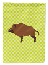 Load image into Gallery viewer, Wild Boar Pig Green Garden Flag - Outdoor Decorative Yard Flag