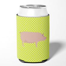 Load image into Gallery viewer, English Large White Pig Green Can or Bottle Hugger BB7764CC