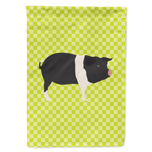 Load image into Gallery viewer, Hampshire Pig Green Flag Canvas House Size BB7765CHF