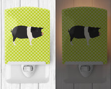 Load image into Gallery viewer, Hampshire Pig Green Ceramic Night Light BB7765CNL