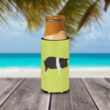 Load image into Gallery viewer, Hampshire Pig Green   Hugger for slim cans