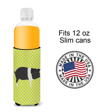 Load image into Gallery viewer, Hampshire Pig Green   Hugger for slim cans