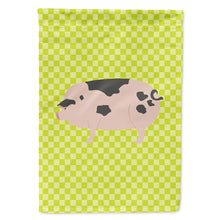 Load image into Gallery viewer, Gloucester Old Spot Pig Green Flag Canvas House Size BB7766CHF