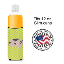 Load image into Gallery viewer, Gloucester Old Spot Pig Green   Hugger for slim cans