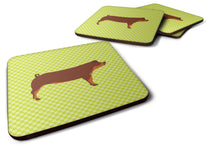 Load image into Gallery viewer, Duroc Pig Green Foam Coaster  BB7768FC