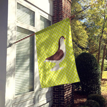 Load image into Gallery viewer, Large Pigeon Green Flag Canvas House Size BB7769CHF