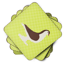 Load image into Gallery viewer, Large Pigeon Green Foam Coaster  BB7769FC