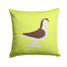 Load image into Gallery viewer, Large Pigeon Green Throw Pillow - 14x14 Decorative Pillow – Art for Your Home &amp; Patio BB7769PW1414