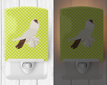 Load image into Gallery viewer, German Helmet Pigeon Green Ceramic Night Light BB7770CNL
