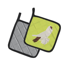 Load image into Gallery viewer, German Helmet Pigeon Green Pot Holders - Set of 2 - Heat-Resistant Kitchen Essentials BB7770PTHD