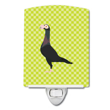Load image into Gallery viewer, English Carrier Pigeon Green Ceramic Night Light BB7771CNL