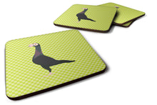 Load image into Gallery viewer, English Carrier Pigeon Green Foam Coaster  BB7771FC