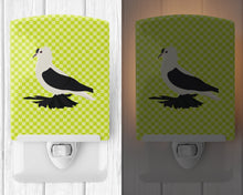 Load image into Gallery viewer, Saxon Fairy Swallow Pigeon Green Ceramic Night Light BB7772CNL