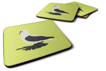Load image into Gallery viewer, Saxon Fairy Swallow Pigeon Green Foam Coaster  BB7772FC
