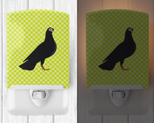 Load image into Gallery viewer, Budapest Highflyer Pigeon Green Ceramic Night Light BB7773CNL