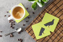 Load image into Gallery viewer, Budapest Highflyer Pigeon Green Foam Coaster  BB7773FC