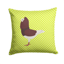 Load image into Gallery viewer, Capuchin Red Pigeon Green Throw Pillow - 14x14 Decorative Pillow – Art for Your Home &amp; Patio BB7774PW1414