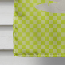 Load image into Gallery viewer, Silver Fantail Pigeon Green Flag Canvas House Size BB7776CHF
