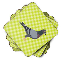 Load image into Gallery viewer, Racing Pigeon Green Foam Coaster  BB7777FC