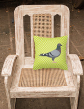 Load image into Gallery viewer, Racing Pigeon Green Fabric Decorative Pillow BB7777PW1818