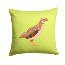 Load image into Gallery viewer, Golden Phoenix Quail Green Throw Pillow - 14x14 Decorative Pillow – Art for Your Home &amp; Patio BB7781PW1414