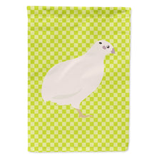 Load image into Gallery viewer, Texas Quail Green Flag Canvas House Size BB7783CHF