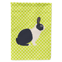Load image into Gallery viewer, Dutch Rabbit Green Flag Canvas House Size BB7784CHF