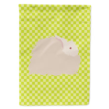 Load image into Gallery viewer, Fluffy Angora Rabbit Green Flag Canvas House Size BB7785CHF
