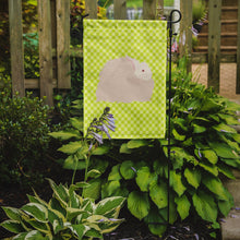 Load image into Gallery viewer, Fluffy Angora Rabbit Green Garden Flag - Outdoor Decorative Yard Flag