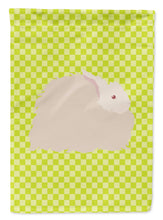 Load image into Gallery viewer, Fluffy Angora Rabbit Green Garden Flag - Outdoor Decorative Yard Flag