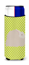 Load image into Gallery viewer, Fluffy Angora Rabbit Green   Hugger for slim cans