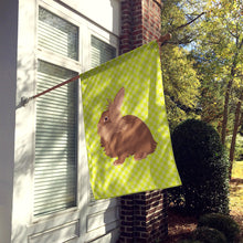 Load image into Gallery viewer, Lionhead Rabbit Green Flag Canvas House Size BB7786CHF